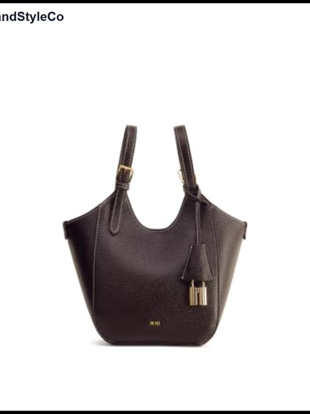 JW PEI Ines Padlock Tote Faux Leather Mini Handbag Women